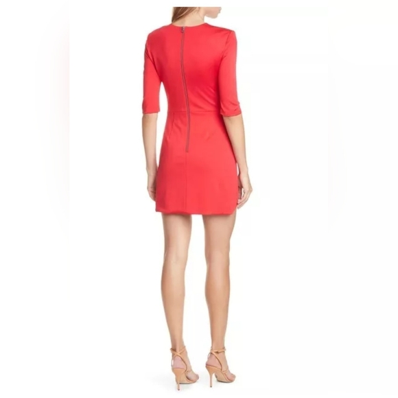 Alice + Olivia Nova Asymmetrical Mini Dress Size 6 - Picture 6 of 16